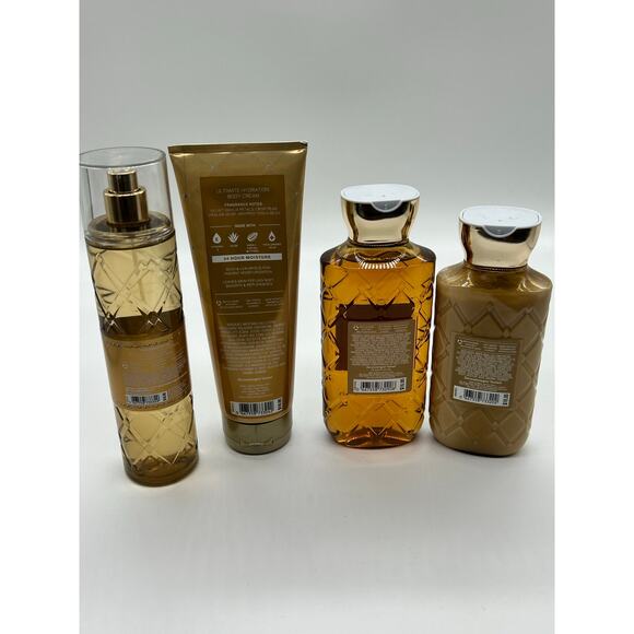 Bath & Body Works DAHLIA Body Cream Lotion Wash Fragrance Mist 4 Piece Set NEW - Picture 2 of 2
